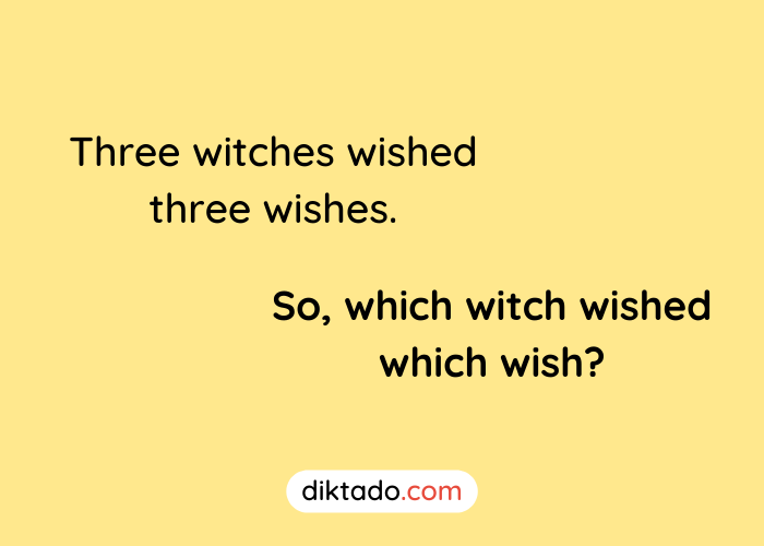 Witches wished wishes