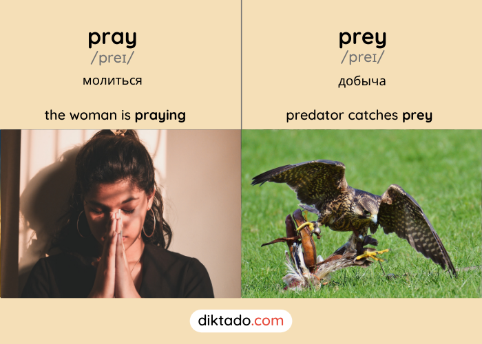 Pray — prey