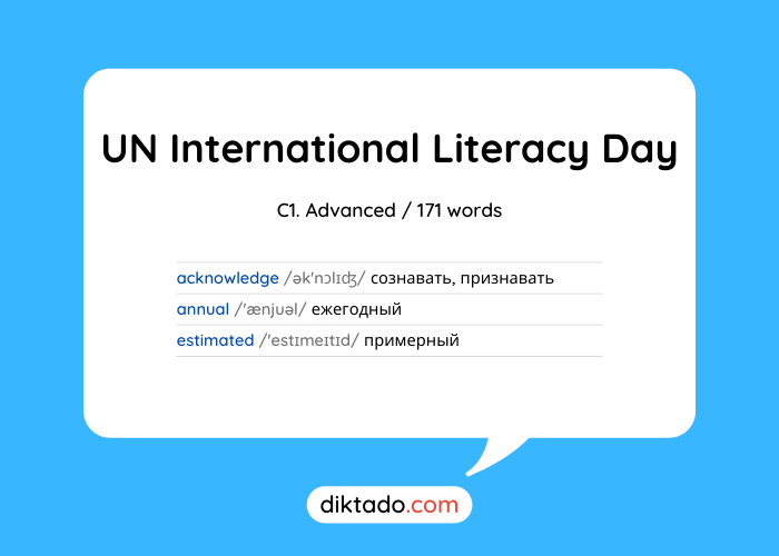 UN International Literacy Day