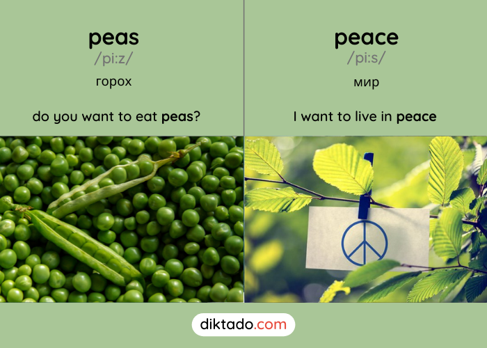 Peas — peace
